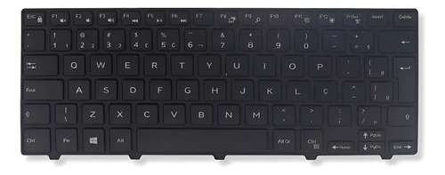 Teclado para Notebook Part Number 490.00G07.0S1B ABNT2 Preto