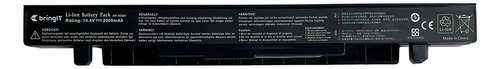 Bateria Para Notebook Asus A41-x550a X450l X550c X450c X550l Marca Bringit Bateria Preto
