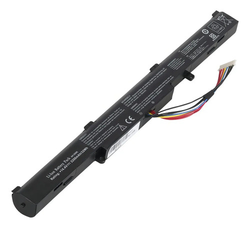 Bateria Para Notebook Asus A41-x550e Li-ion 2200mah 14.4v 4 Células Preto