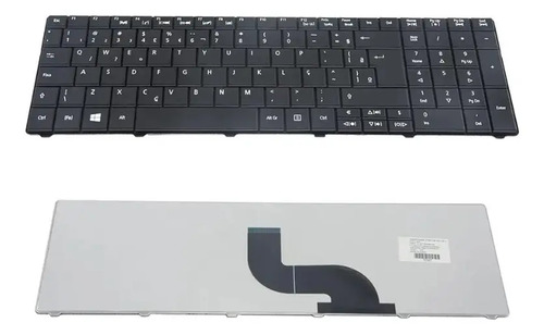 Teclado para Notebook Acer Aspire 5250-BZ609 ABNT2 - F3 WI-FI Preto